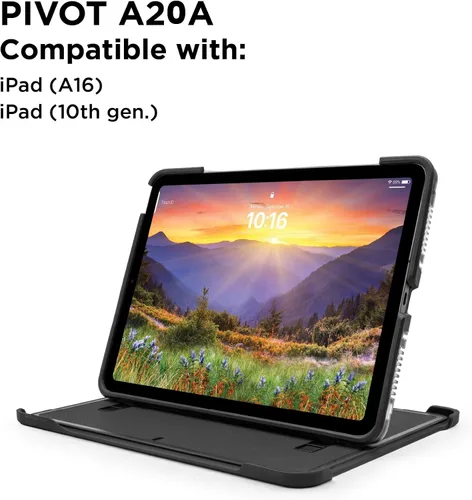 Vista 2 de PIVOT A20A Atlas - Funda resistente para iPad, grado militar, compatible con iPad Air de 11 pulgadas (M2, M3, M4), Air (4ª a 5ª generación), Pro