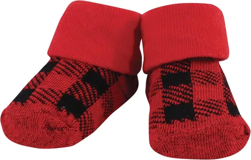 Vista 209 de Hudson Baby Conjunto de babero y calcetines unisex de algodón para bebé