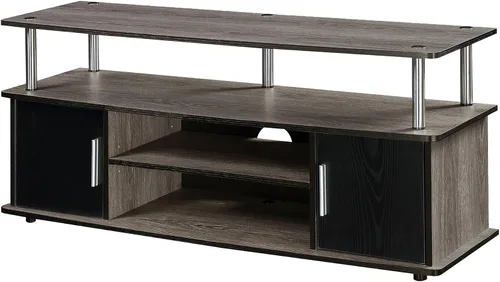 Vista 5 de Convenience Concepts Designs2Go Monterey - Mueble para TV, Madera, Gris(Weathered Gray)