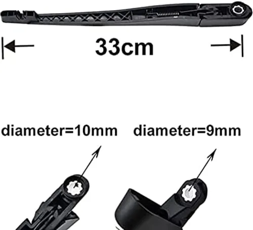 Vista 4 de Car Rear Windshield Wiper Kit For Opel For Zafira B MK2 2005-2014 rear wiper washer
