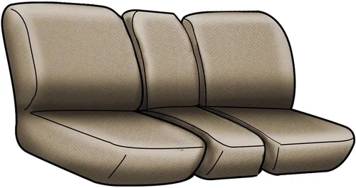 Vista 2 de Coverking - Funda para asiento delantero 40/20/40 (neopreno), color negro