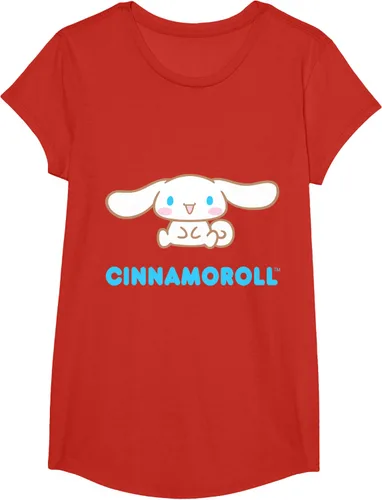 Vista 66 de Cinnamoroll Character Front and Back T-Shirt S Negro