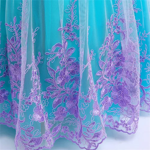 Vista 5 de Vestido de princesa de sirena para niñas, disfraz de sirena para Ariel