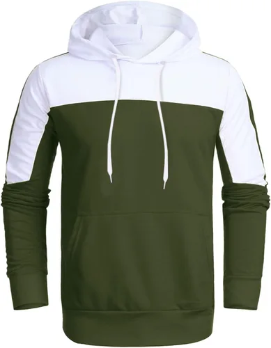 Vista 7 de Conjunto deportivo para hombre, traje de ocio, color sólido, cremallera, suéter, pantalones, traje deportivo, conjunto casual para hombres