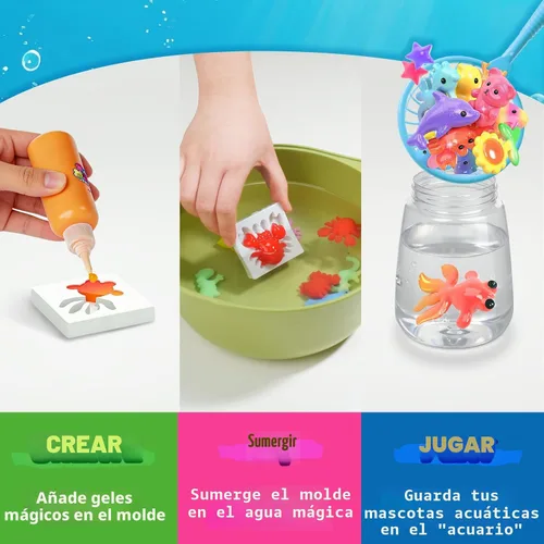 Vista 2 de Kits de manualidades mágicos de elfo de agua - Juguetes para hacer blanda