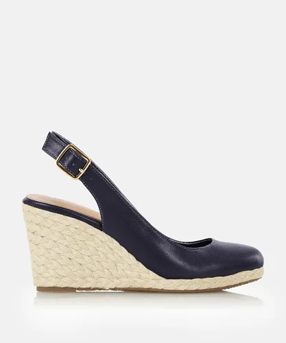 Vista 3 de Alpargatas para mujer, sandalias de cuña con puntera cerrada, plataforma de tacón