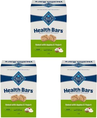 Vista 29 de Blue Buffalo Health Bars - Mini galletas para perros con huevo y queso