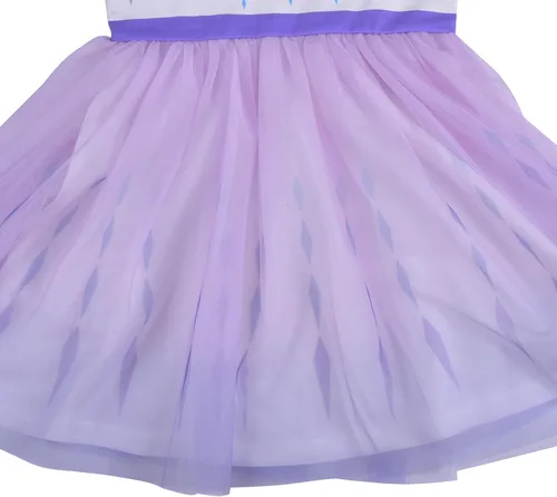 Vista 4 de Disney Frozen Elsa and Anna - Vestido tutú para niñas pequeñas y niños color azul marino