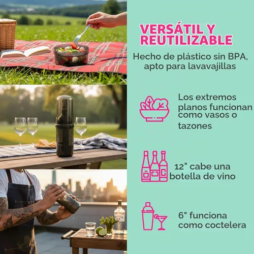 Vista 4 de SubSafe Contenedor para sándwich de 3 piezas, gris carbón, como se ve en Shark Tank, impermeable, a prueba de golpes, almacenamiento de alimentos