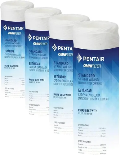 Vista 9 de Pentair OMNIFilter RS14 Filtro de agua para sedimentos, 10 pulgadas, cartucho de filtro de repuesto de sedimentos de polipropileno hilado