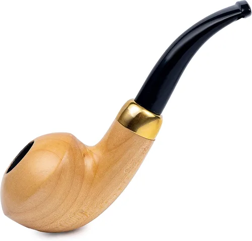 Vista 9 de Dr. Watson - Pipa de tabaco, forma clásica de ukelele, se adapta a filtro de 0.354 in, viene con bolsa, en caja (rusticado)