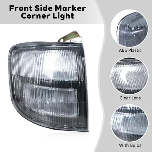 Vista 4 de Luz antiniebla para Mitsubishi Pajero Montero V33 1997-1999 Luz de señal de giro izquierda