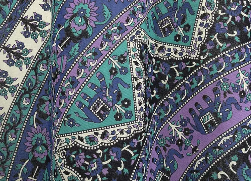 Vista 5 de Popular Handicrafts Curtiain - Paneles de cortina con estampado de mandala indio, hippie, bohemio, hermoso elefante, color blanco