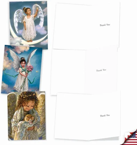Vista 4 de The Best Card Company - 10 notas de agradecimiento en caja con sobres, varios artículos de papelería para decir gracias para hombres y mujeres