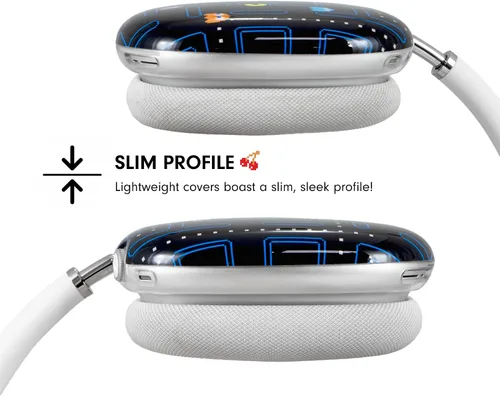 Vista 5 de Sonix Funda Protectora para Auriculares AirPods Max - Elegantes Cubiertas de Orejas de Carcasa Dura de TPU PAC-Man