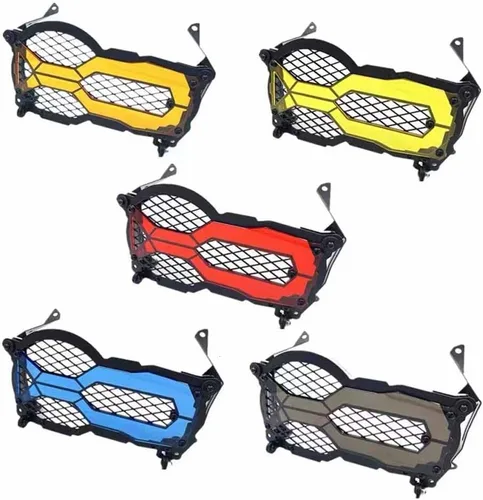 Vista 4 de R1200GS R1250GS motocicleta faro cabeza luz delantera lámpara protector protector rejilla para BMW R 1200 1250 GS LC ADV aventura