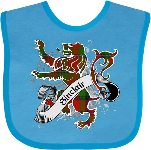 Vista 14 de inktastic Sinclair Tartan Lion Baby Bib