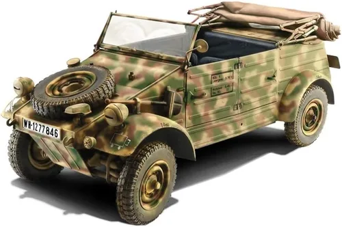 Vista 7 de Italeri 1/9 WW.II Alemán Kubelwagen Type82 Kit de modelo de plástico IT7405, Camo