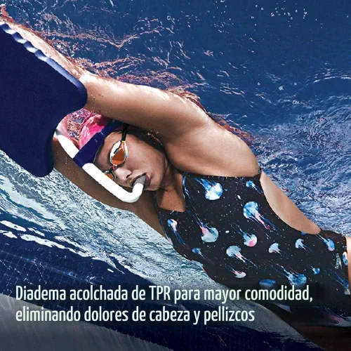 Vista 3 de Speedo Esnórquel de Entrenamiento de Natación Unisex para Adultos Cabeza de Bala
