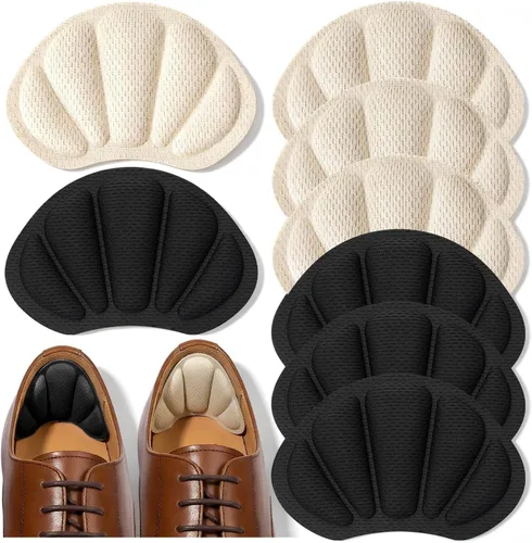 Vista 18 de Insertos para Talón de Zapatos, 16 Piezas de Almohadillas de Cojín para Talón de Malla Autoadhesivas para la Parte Posterior del Talón, Insertos