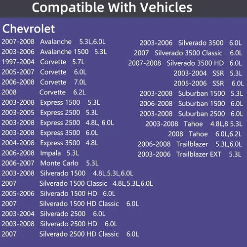 Vista 2 de 12677836 Sensor de presión de aceite para 2003-2008 Chevy Chevrolet Silverado 1500 2500 3500, Express, Corvette, Suburban, Avalanche, Impala, Tahoe