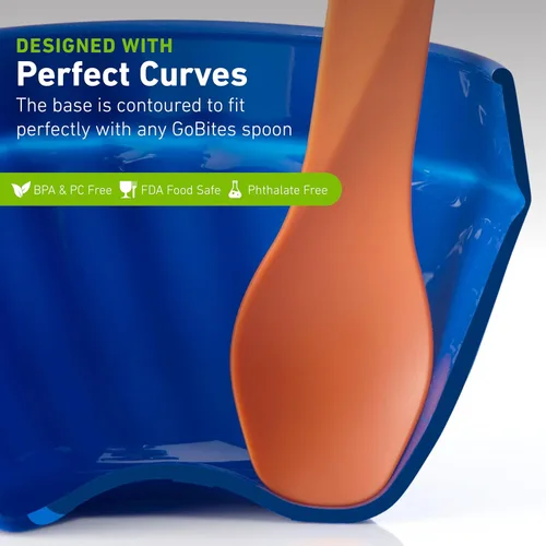 Vista 3 de humangear Flexibowl Cuenco convertible para acampar Sobre la marcha Plegable y fácil de limpiar, azul
