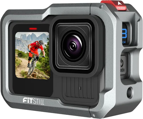 Vista 9 de FiTSTILL - Carcasa de aluminio para DJI OSMO Action 5 Pro/4/3
