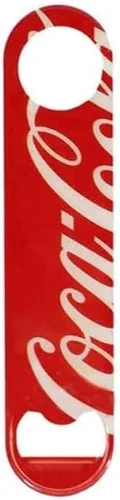 Vista 2 de Tablecraft Coca-Cola Vintage Logo "Beach" Abrebotellas Plano, Rojo