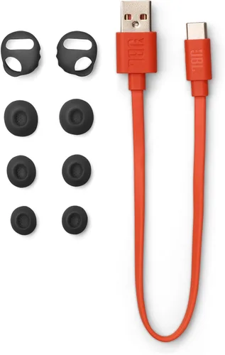 Vista 8 de JBL Endurance Race 2 - Auriculares deportivos True Wireless impermeables (IP68) con 4 micrófonos para llamadas nítidas y claras, sonido JBL Pure
