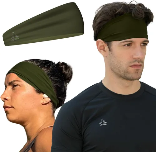 Vista 13 de Bandas de sudor Temple Tape - Diademas de entrenamiento para mujeres y hombres - Bandas de sudor para hombres - Bandas de sudor para deportes
