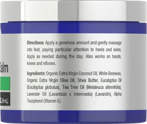 Vista 2 de Horbäach Bálsamo para pies con aceite de árbol de té 2 oz