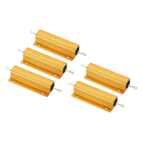Vista 20 de PATIKIL Resistencia de carcasa de aluminio de 100 W 0.01 ohmios, paquete de 5 resistencias de carcasa de aluminio con carcasa de alambre enrollado