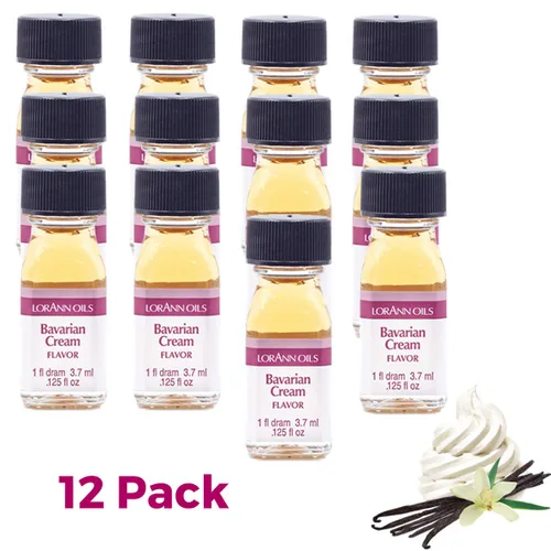 Vista 2 de LorAnn Bavarian Cream SS Flavor Flavor, 1 botella de dram (0.0125 fl oz - 0.1 fl oz - 1 cucharadita) - 12