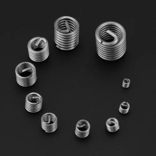 Vista 7 de Kit de reparación de rosca, kit de reparación de rosca, kit de reparación de rosca de acero inoxidable 304, kit surtido de insertos de reparación