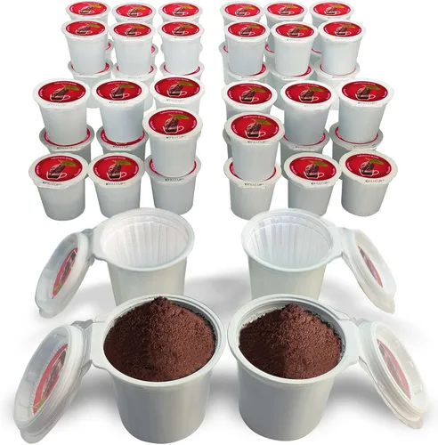 Vista 7 de 48 cápsulas iFillCup – Llena tu café favorito, se adapta a todas las cafeteras K Cup, ahorra cientos de dólares, el filtro DeepBrew tiene capacidad