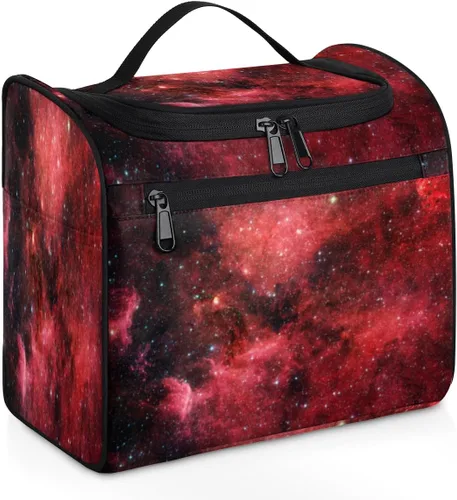 Vista 16 de cfpolar Animal Fox Flores Colgantes Neceser de Viaje Neceser Organizador de Maquillaje Bolsa de Almacenamiento de Cosméticos Baño Bolsa