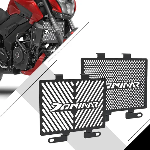Vista 2 de Protector de radiadores para BA&JAJ Dominar 250/400 2017-2024 2023 2022 2021 Accesorios de motocicleta Protector de cubierta de rejilla de radiador