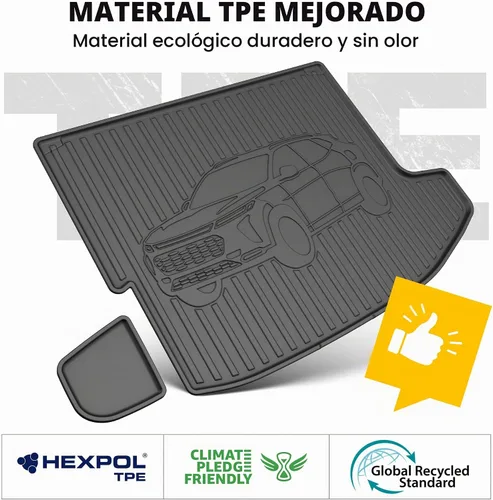 Vista 5 de TTX LIGHTING - Alfombrilla de maletero personalizada para Trax 2024 2025 2026 - Alfombrilla de goma TPE para todo tipo de clima para maletero