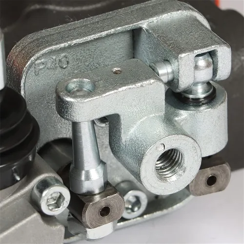 Vista 4 de Válvula de control direccional de retroexcavadora hidráulica de 2 joysticks, 6 carretes, 11 GPM para motores de cargador de tractor, carrete