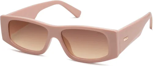 Vista 52 de SOJOS Gafas de sol polarizadas rectangulares Y2K de moda para mujeres y hombres, gafas de sol rave de diseñador de moda SJ2228