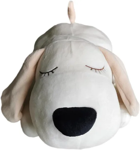 Vista 12 de HonourHope Juguete de latido del corazón para perro para aliviar la ansiedad, juguete de felpa suave para mascotas, juguete calmante