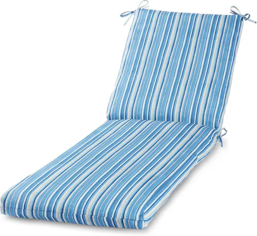 Vista 32 de Cojín reversible para silla de descanso para exteriores, color blanco tropical