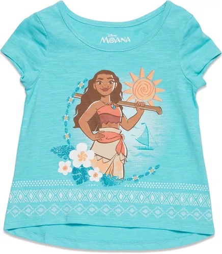 Vista 4 de Disney Moana - Camiseta y falda con estampado para niñas pequeñas y grandes