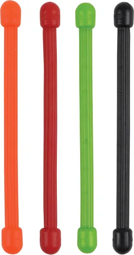 Vista 11 de Nite Ize GT3-4PK-33 Ligadura de goma original, reutilizable, ligadura de goma retorcible de 3 pulgadas, amarillo neón, paquete de 4, fabricado