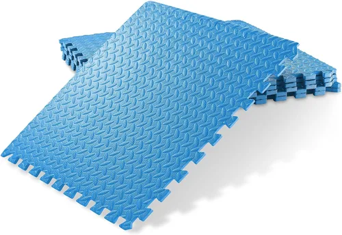 Vista 9 de Philosophy Gym Paquete de 30 tapetes de ejercicio – 24 x 24 pulgadas de goma de espuma entrelazada rompecabezas azulejos – negro