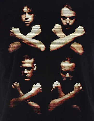 Vista 3 de Metallica Camiseta Birth Death Crossed Arms Negro