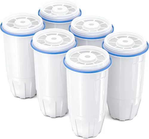 Vista 11 de Filtro de Agua Reemplazo Mejorado Compatible con Jarra y Dispensador Zero ZR-001 ZR-004 ZP-006 ZR-017, Sistema de Filtro de Cinco Etapas, Reduce