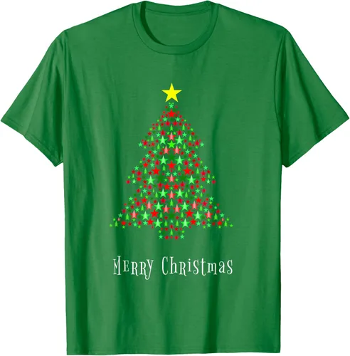 Vista 4 de Celebración del árbol de Navidad - Feliz Navidad - Camiseta de Navidad