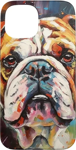 Vista 6 de Funda para iPhone 14 Pro Max English Bulldog Pet Paw Men Women Dog Lover