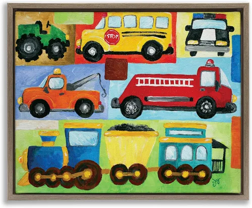 Vista 14 de Stupell Industries Nunca dejes de explorar aviones, diseño de Sweet Pea Studio Stupell Industries Black, 21 x 17 Inches, Easy to Hang and